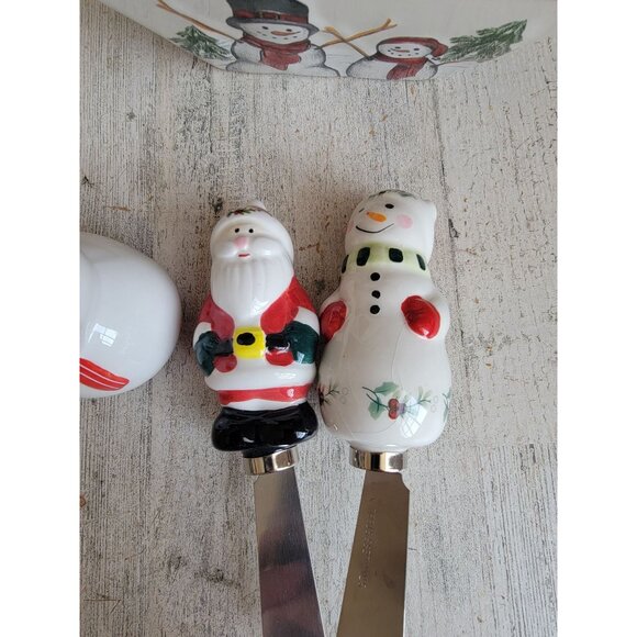 Variety snowman bowl spreader Santa figure Xmas decor home‎ collection - Picture 3 of 13